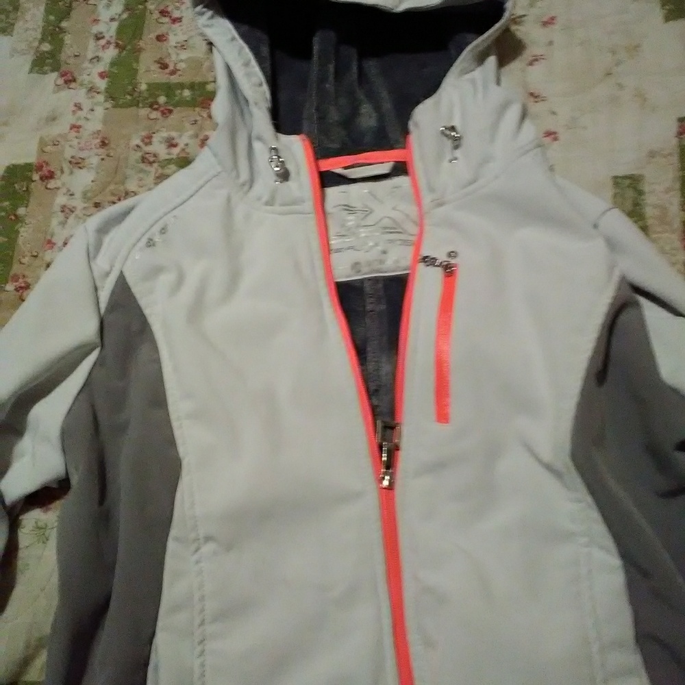 White winter jacket